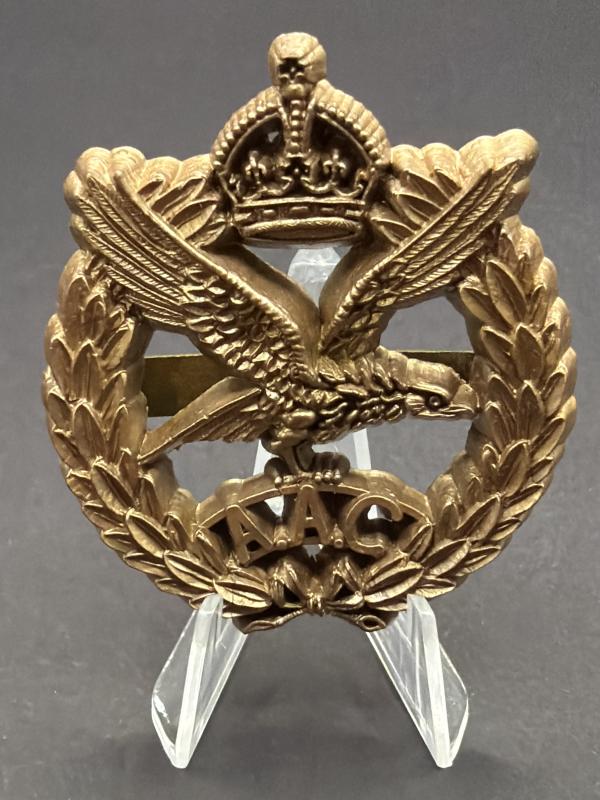 WW2 Economy Army Air Corps Cap Badge
