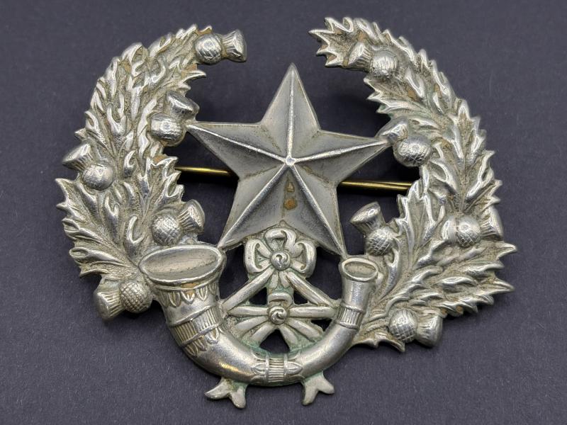 Cameronian Light Infantry Bonnet Badge