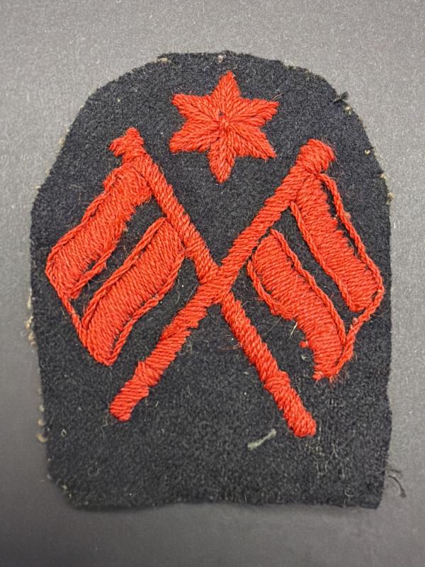 Royal Navy Leading Signalman Trade Patch