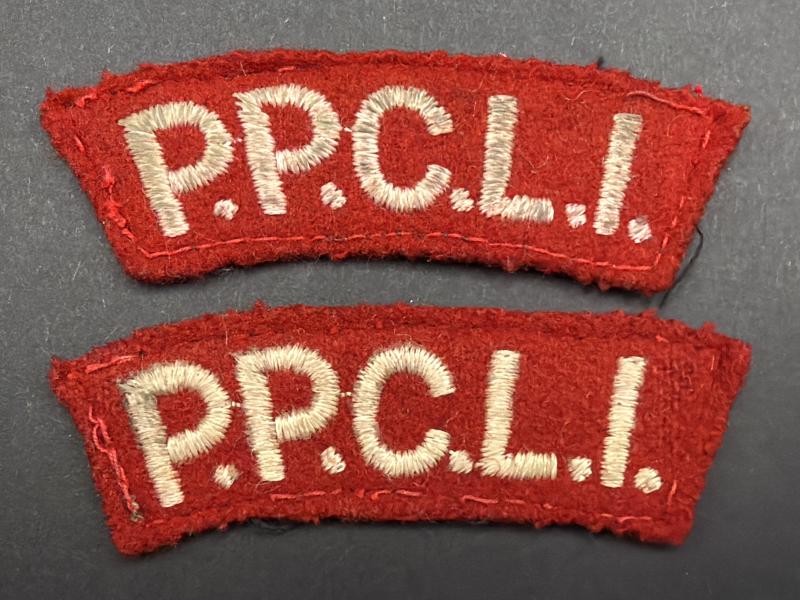 Princess Patricia’s Canadian Light Infantry Shoulder Titles