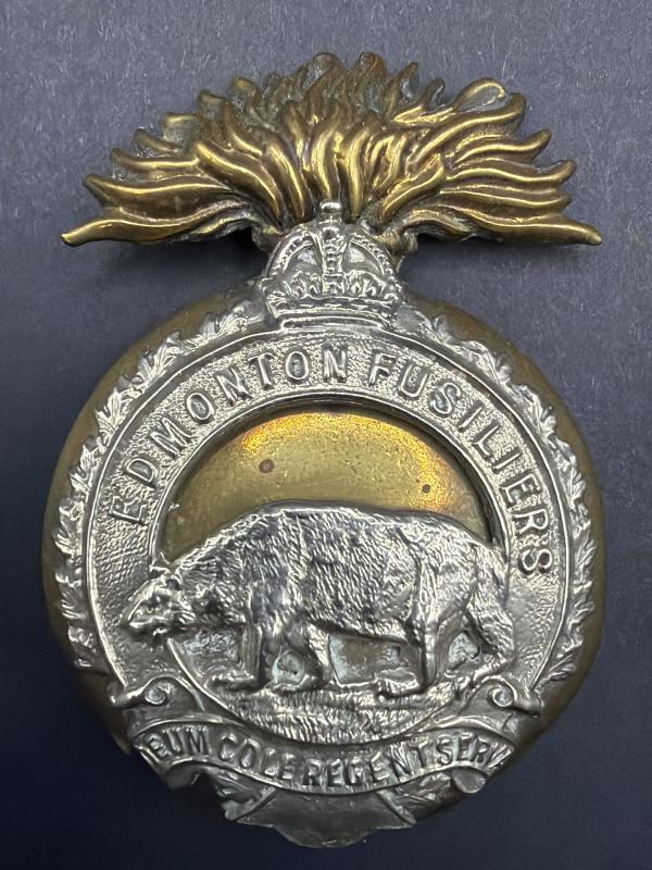Canadian Edmonton Fusiliers Cap Badge