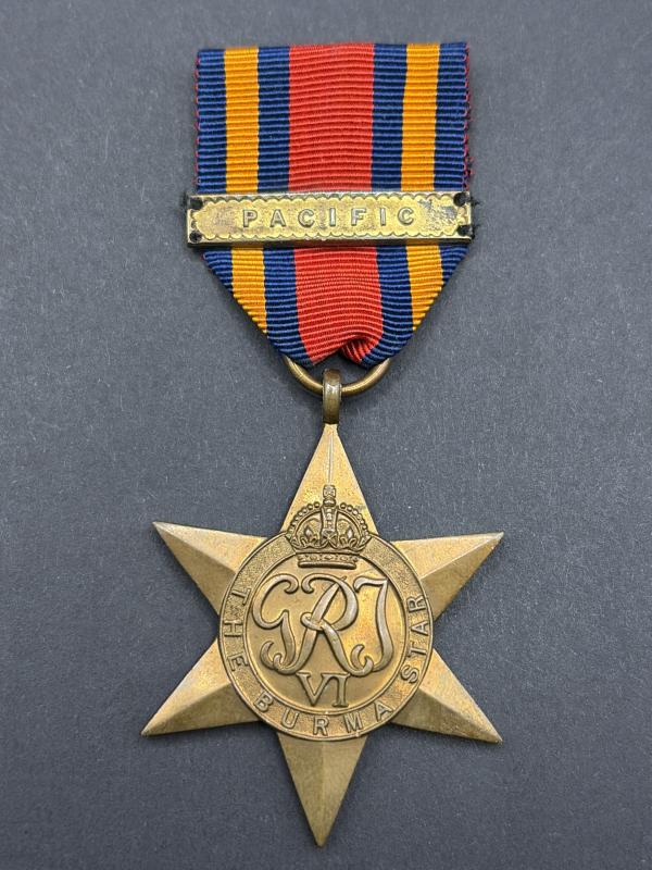 WW2 Burma Star Medal With Pacific Clasp
