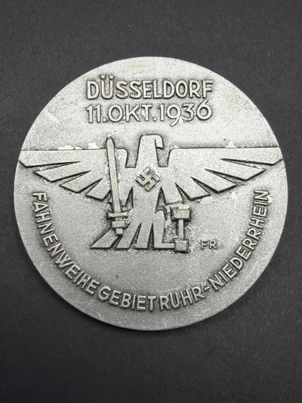 Düsseldorf 1936 Fahnenweihe Gebiet Ruhr-Niederrhein Day Badge