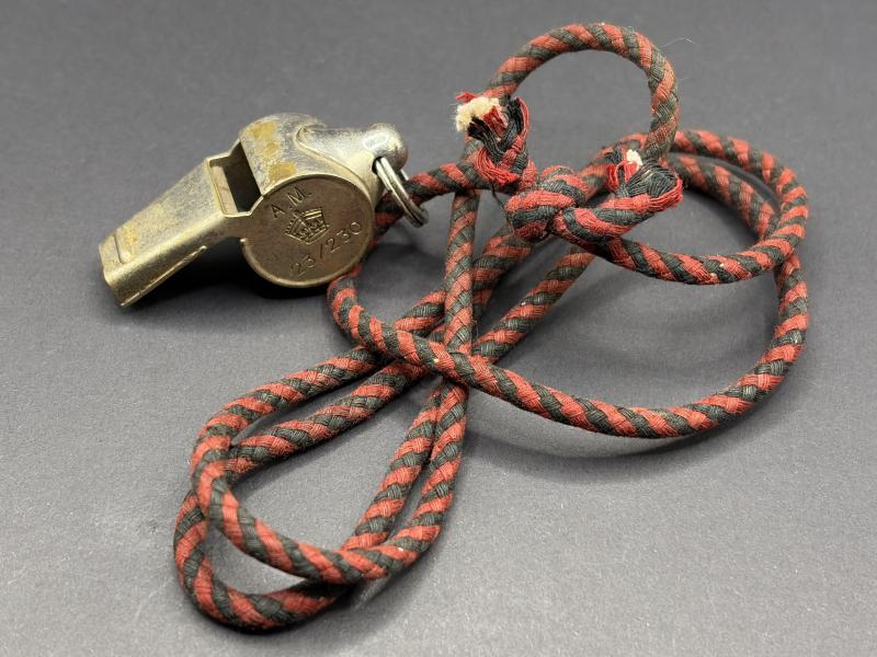 Royal Air Force AM Marked Snail Whistle