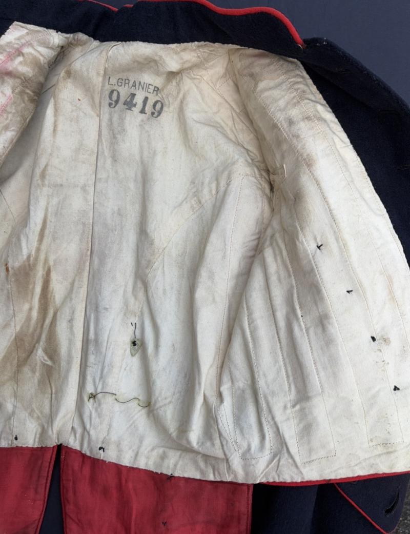 Late 19th Century French Artillery Officer Habit Veste