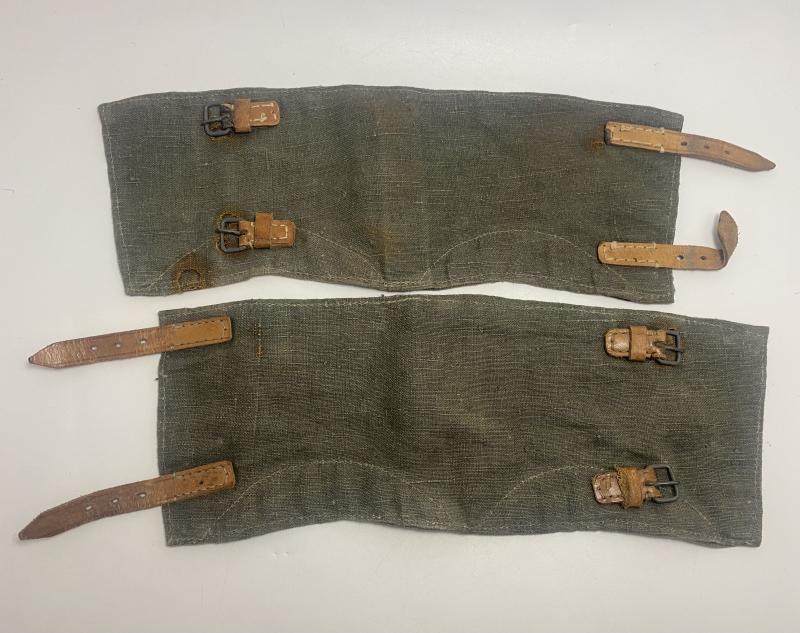 German Army Canvas Gaiters