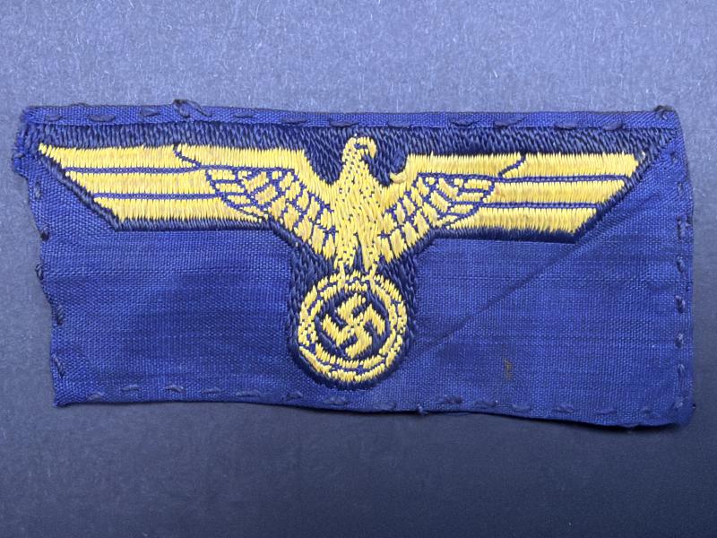 Kriegsmarine Overseas Cap Bevo Woven Cap Eagle