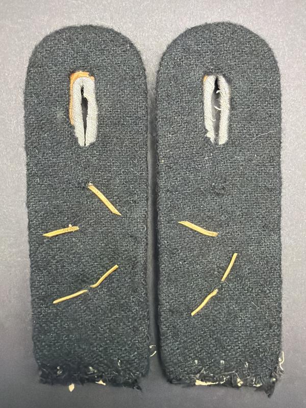 Waffen SS 2nd Panzer Regiment Obersturmfuhrer Officer Shoulder Boards