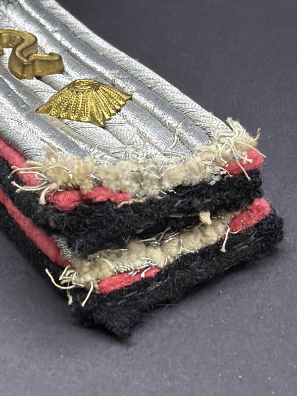 Waffen SS 2nd Panzer Regiment Obersturmfuhrer Officer Shoulder Boards