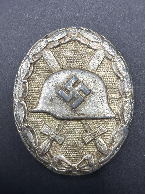 Silver Wound Badge Marked 100 Wachtler & Lange
