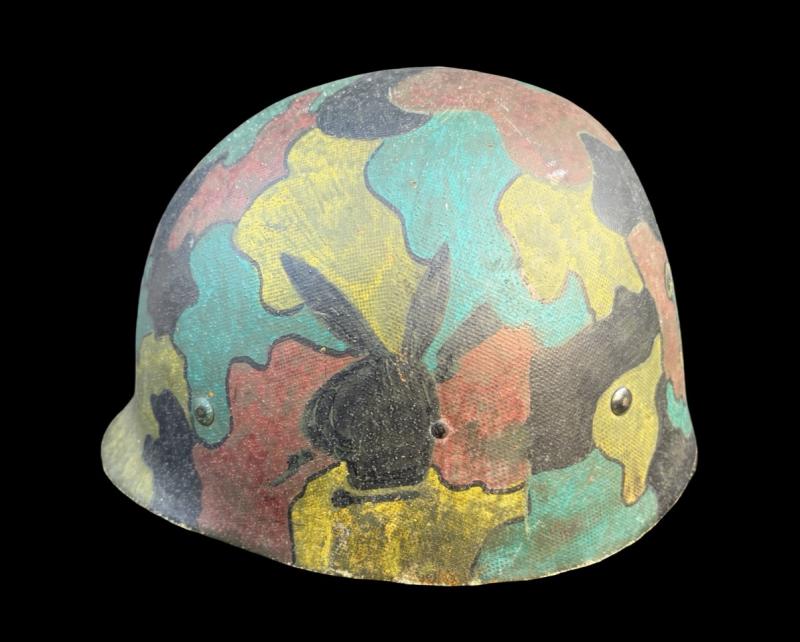 Front Seam Vietnam War US Army M1 Helmet With Liner
