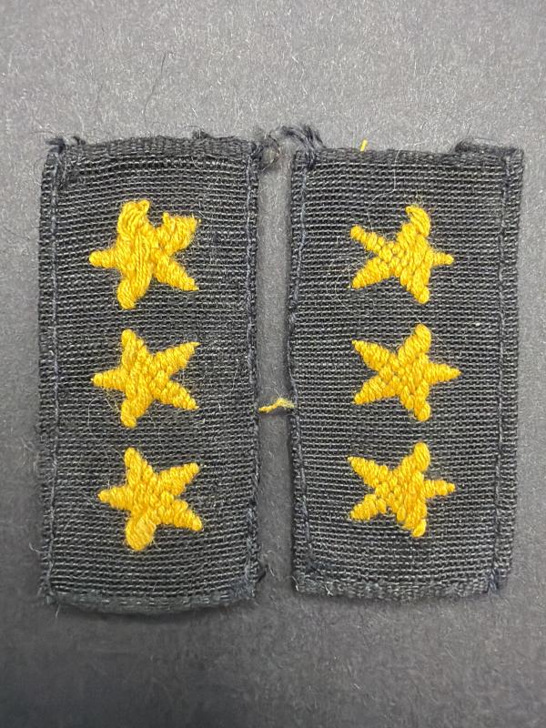 Imperial Japanese Navy Superior Private Collar Tabs