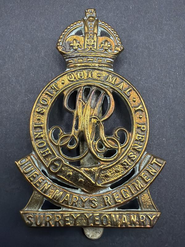 WW1 Surrey Yeomanry Cap Badge