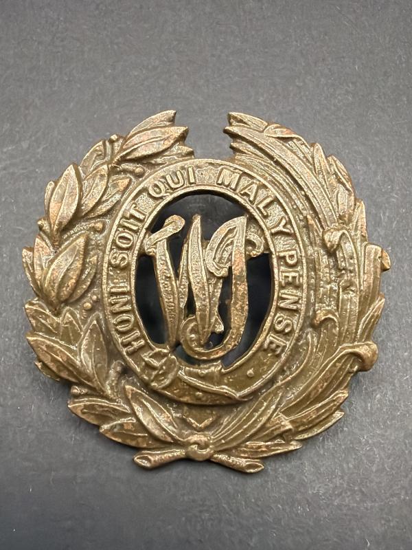 WW2 West India Regiment Officers Bronze Cap Badge