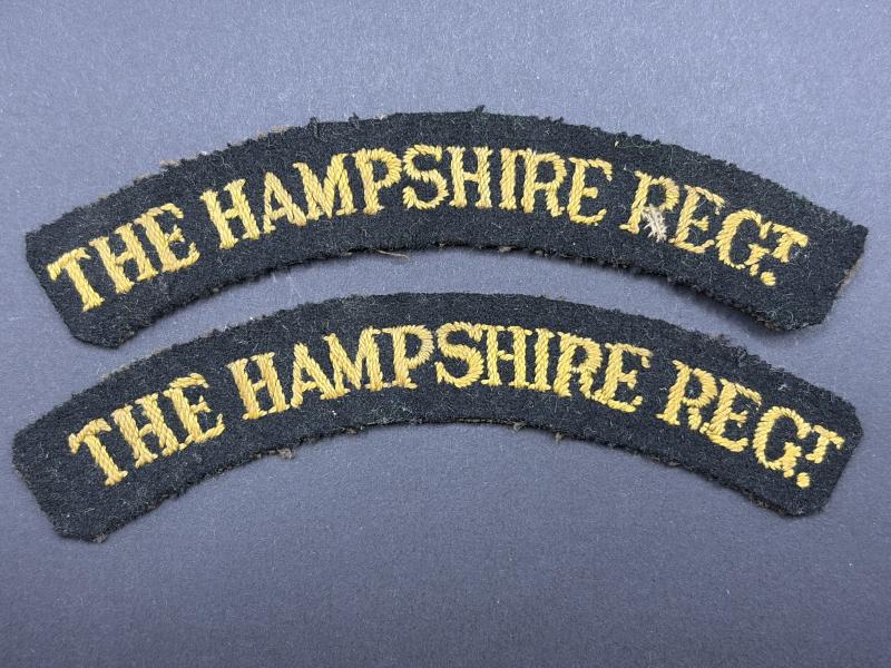 WW2 Pattern The Hampshire Regiment Shoulder Titles