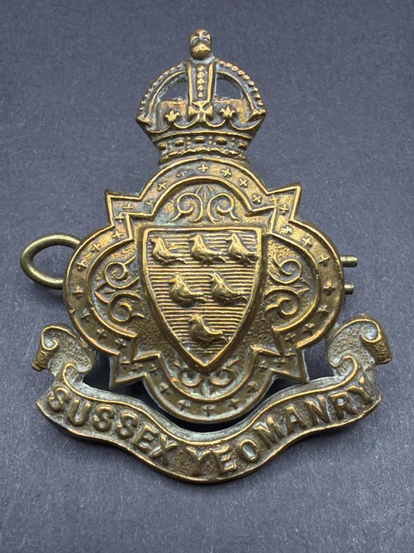 WW1 Sussex Yeomanry Cap Badge