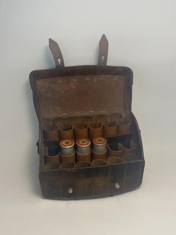 German Army Flare Gun Cartridge Pouch 1937 Dated