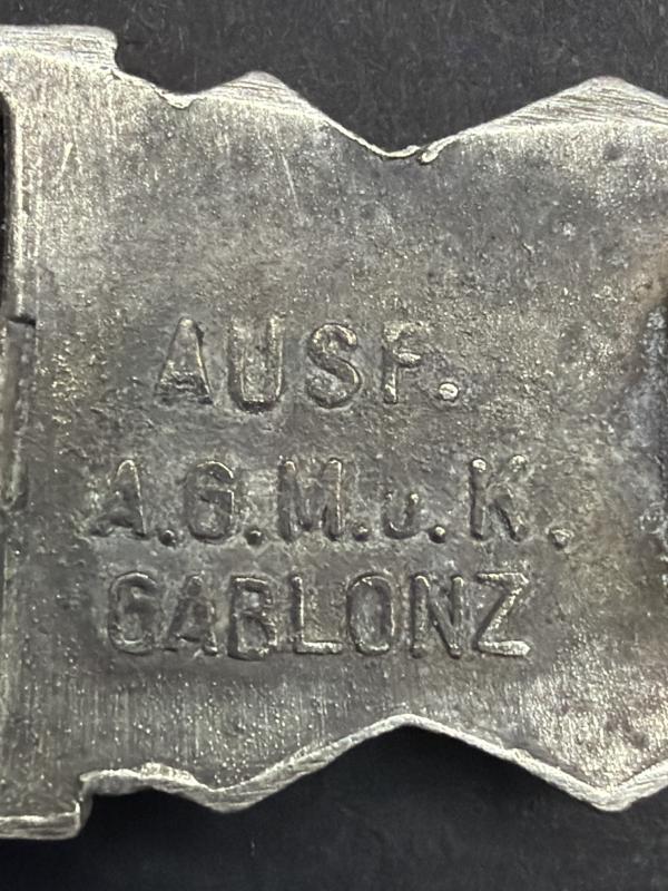 Early Type 1 M&K Close Combat Clasp in Silver