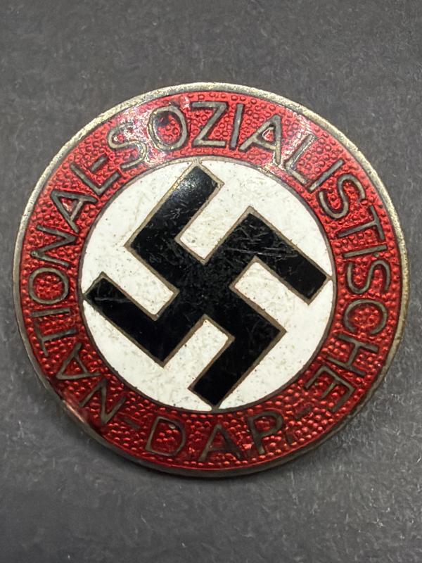 NSDAP Party Badge M1/34 Karl Wurster