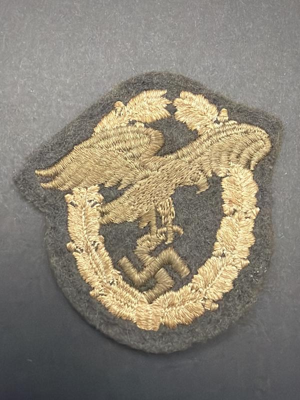 Luftwaffe Cloth Embroidered Observers Badge