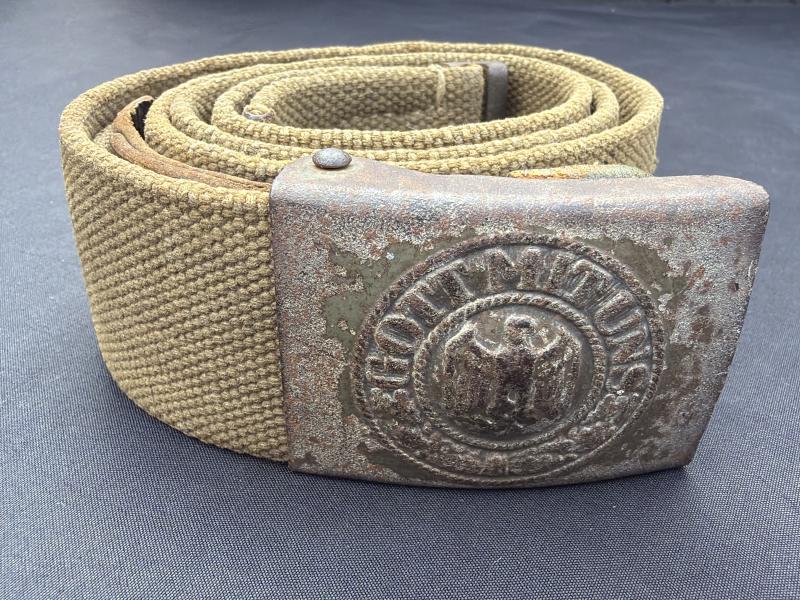 German Army Afrikakorps Belt & Buckle Set