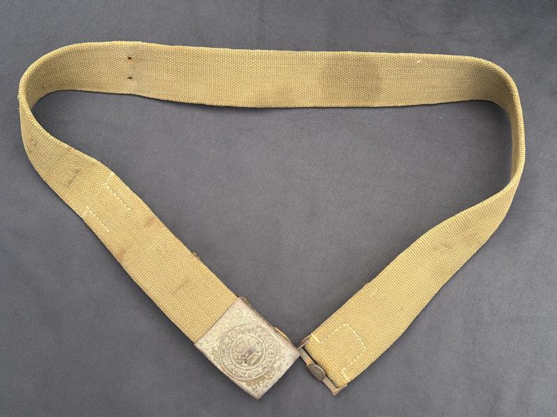 German Army Afrikakorps Belt & Buckle Set
