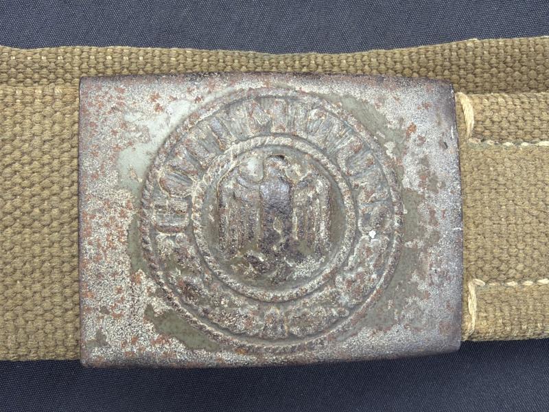 German Army Afrikakorps Belt & Buckle Set