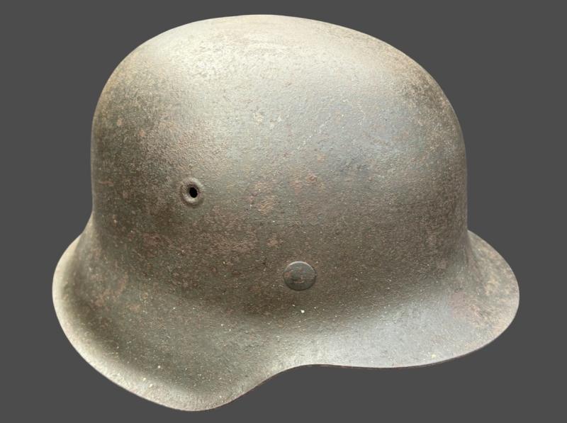 German Army M42 Helmet Single Decal Found Northern France