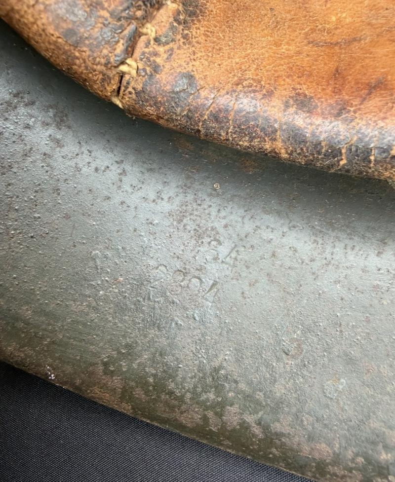 German Army M42 Helmet Single Decal Found Northern France