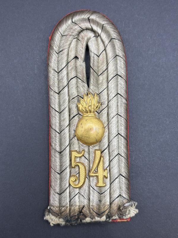 WW1 Imperial German 54th Artillery Regiment Leutnant Shoulder Board