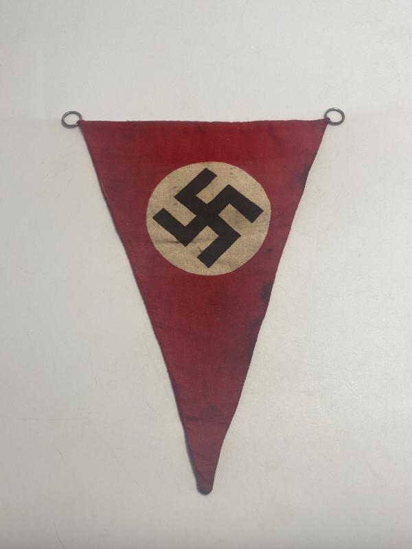 NSDAP sympathisers double sided printed pennant