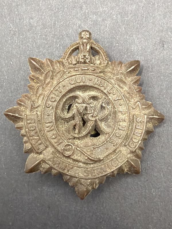 WW2 Economy Royal Army Service Corps Cap Badge