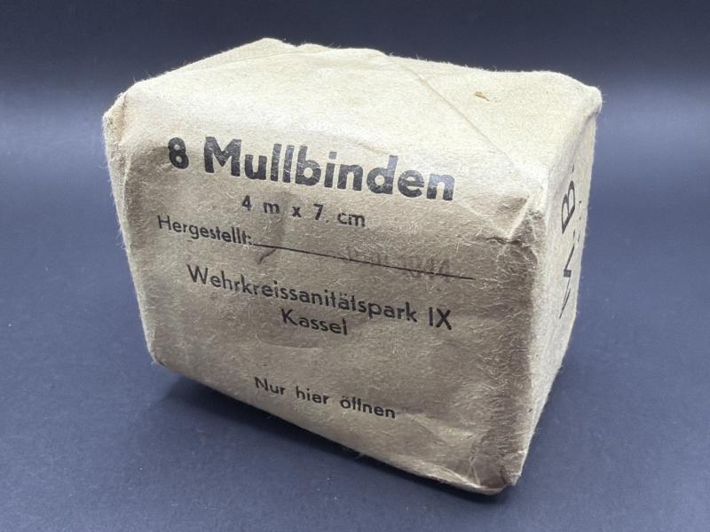 German Army Bandage 4M X 7cm Packed June 1944