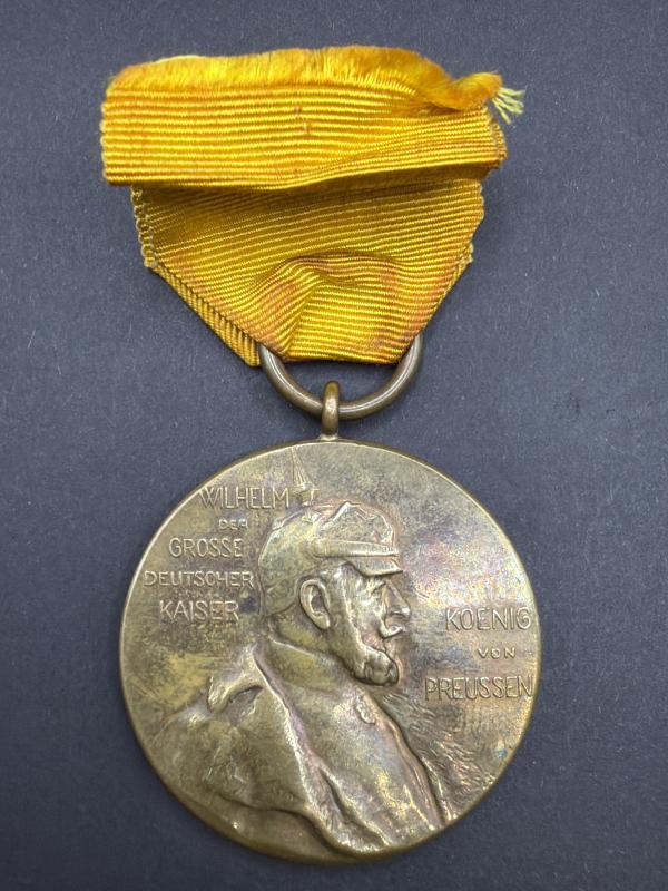 1897 Prussian Centenary Medal With Ribbon