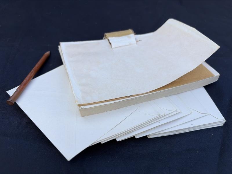 Extremely Scarce 1914 Christmas Fund Wallet With Contents for Nurses & Non Smokers