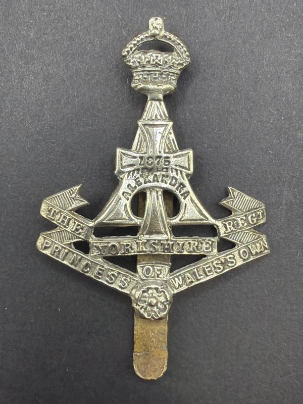 WW1 Princess of Wales’s Yorkshire Regiment Cap Badge