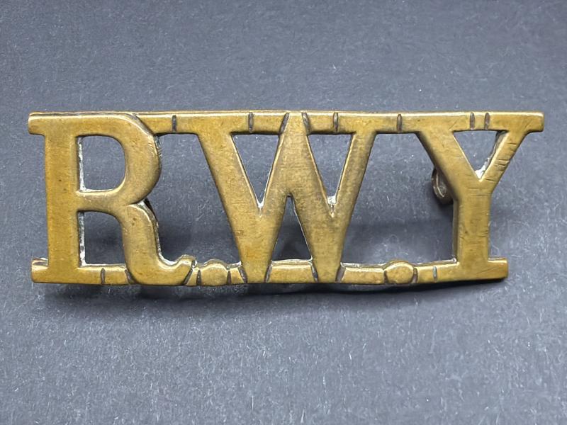 Victorian Period Royal Wiltshire Yeomanry Epaulette Title