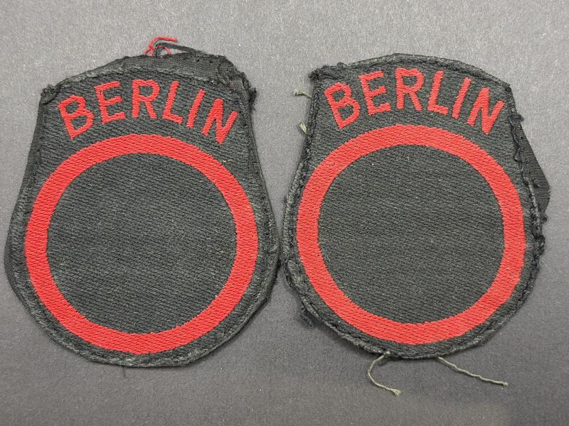 1950s British Army Berlin Zone Formation Patches