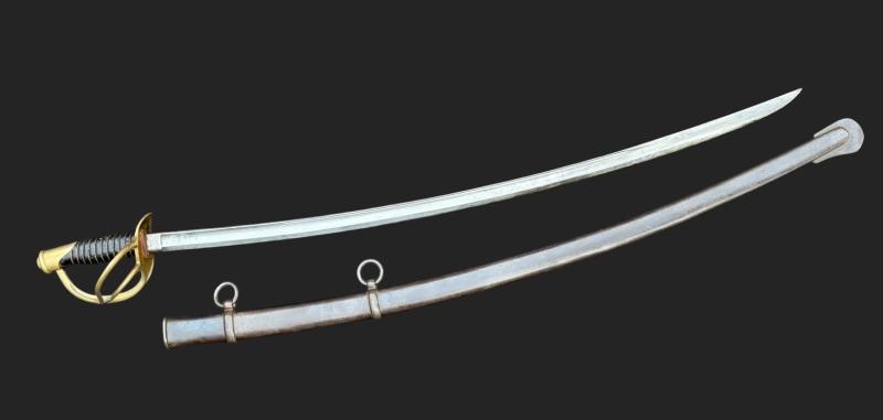 American Civil War Model 1860 Light Cavalry Sabre Mansfield & Lamb Forestdale, Rhode Island 1864 Dated