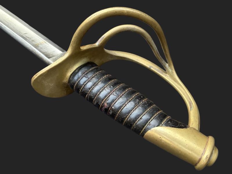American Civil War Model 1860 Light Cavalry Sabre Mansfield & Lamb Forestdale, Rhode Island 1864 Dated