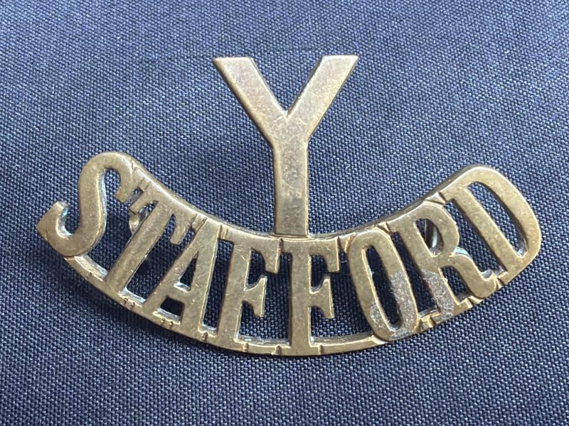 WW1 Staffordshire Yeomanry Shoulder Title
