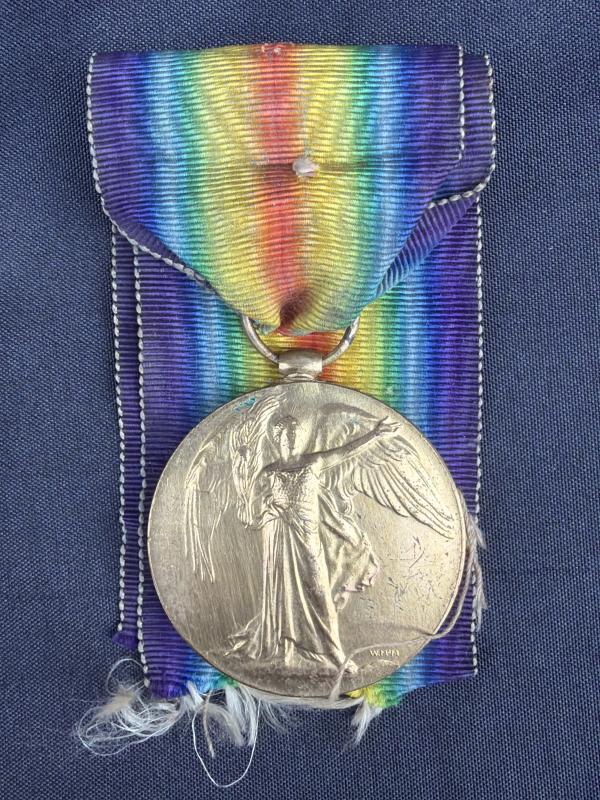 WW1 British Victory Medal L-1861 GNR.G.J.MASON. R.A.