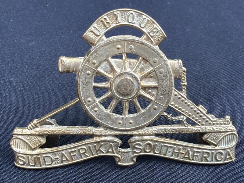 WW2 South African Royal Artillery Cap Badge