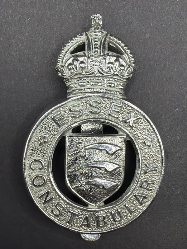 Kings Crown Pre 1952 Essex Constabulary Police Cap Badge