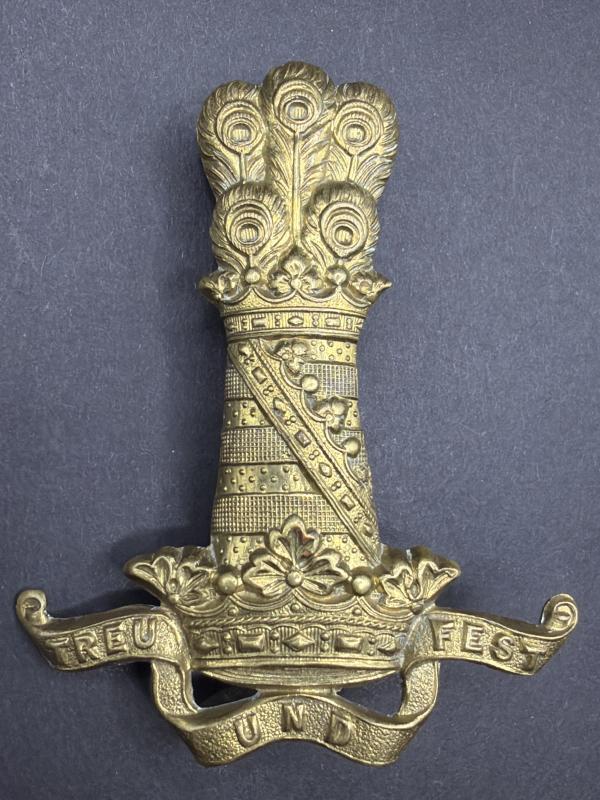 Early 20th Century 11th Hussars Busby Badge