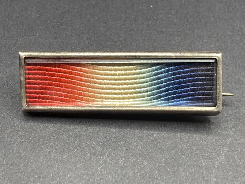 Sterling Silver 1914/15 Star Ribbon Bar Pin Badge