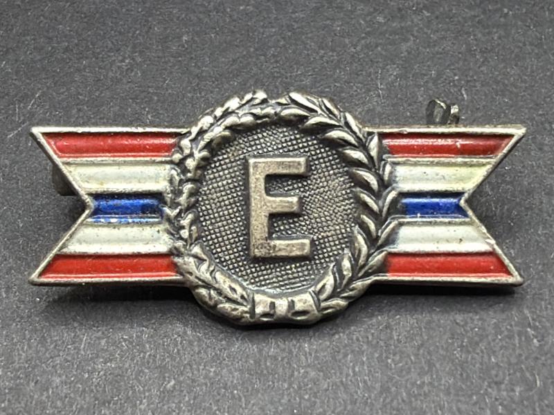WW2 Army & Navy Production Award Sterling Silver Pin Badge