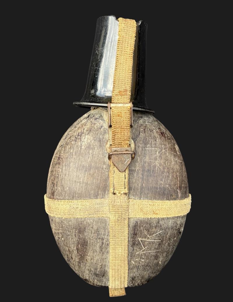 WW2 German Army 1942 Dated Coconut Water Canteen