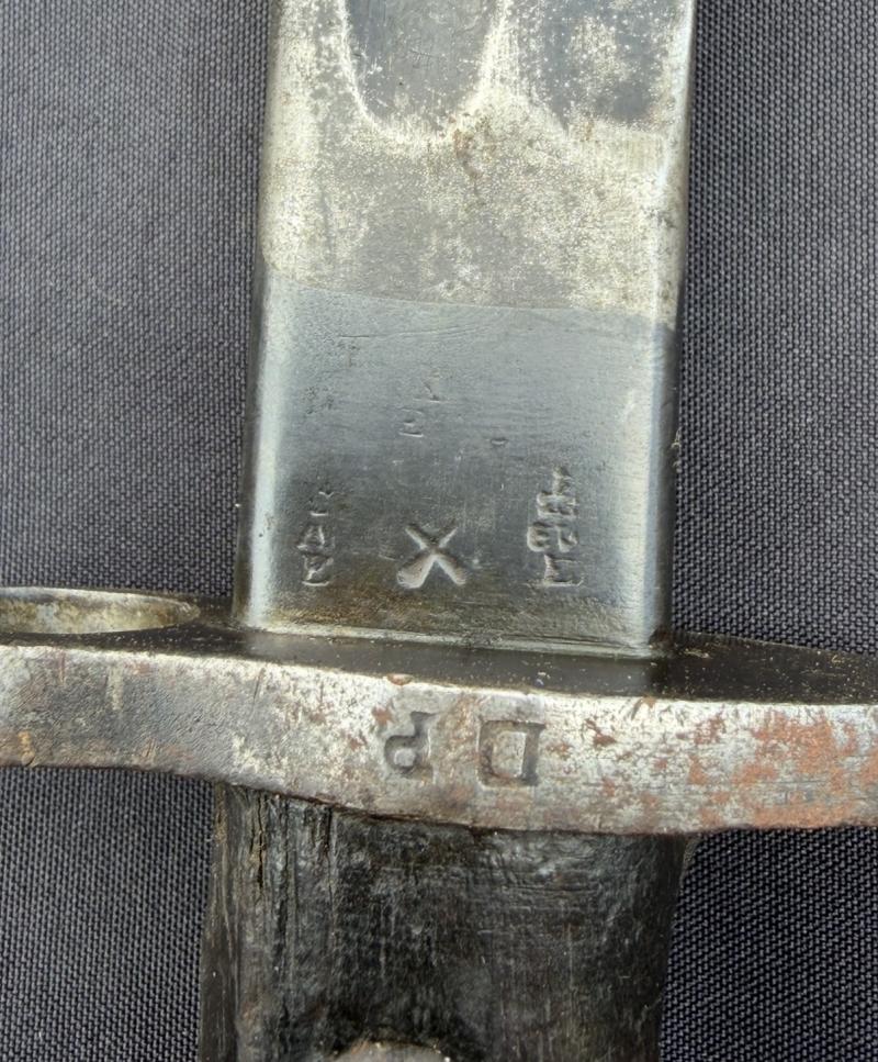 WW1 1915 Dated British Pattern 1907 Wilkinson Bayonet With Dated & Unit Marked Frog