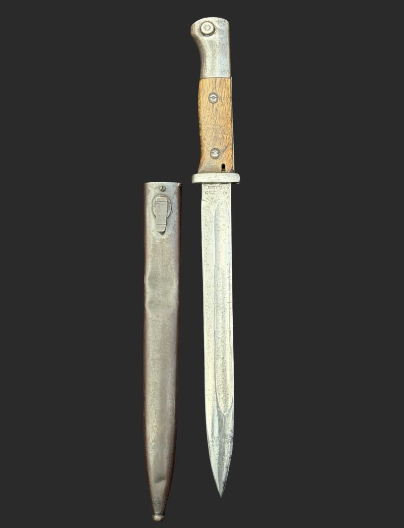 WW1 German Army S84/98 Bayonet 1918 Dated